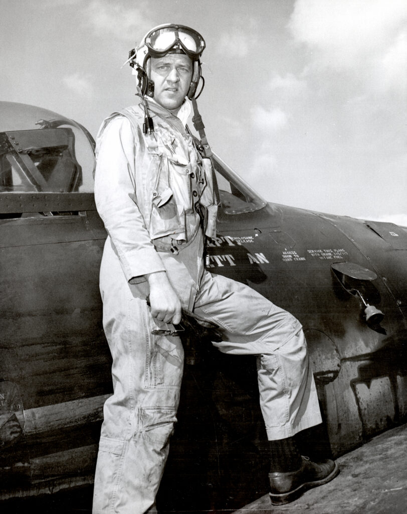 Bill Daniels with Plane