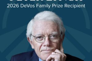 2026 DeVos Family Prize Winner: Peter Lynch preview